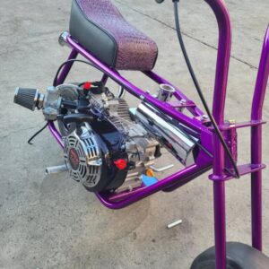 candy purple stock minibike