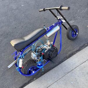 Blue gts Gas Tank MiniBike 50mph